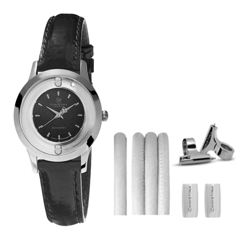 Collect ur 334SBLBL + Hvid Watch Cord set - Christina Jewelry & Watches